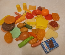 Plastic Pretend Food Children Play Count 38 pieces Assortment