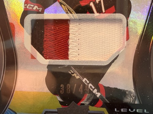 3 CLR ROOKIE RC PATCH /49! 2023-24 UD Trilogy # 139 RIDLY GREIG OTTAWA - Foto 7 di 7