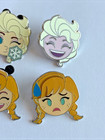 Disney Pin Lot Booster Set Frozen Elsa Anna Emoji Laugh Kiss Snow Smiles #A66 — photo 4