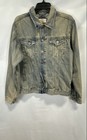 Vintage Y2K BC Ethic Men's Acid Wash Distressed Denim Trucker Jacket Sz L — photo 1