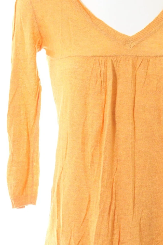 SPRINGFIELD Strickpullover Damen Pullover Gr. DE 38 blassgelb Casual-Look - Bild 3 von 4