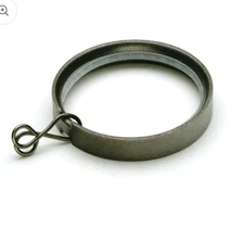 TRAX Drapery Decorative Rings Pewter URGF PT Inside 1.5" Outside 1.97" 10 Pack