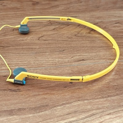 Vintage SONY MDR-A15 Stereo WALKMAN Folding Headphones 1980's