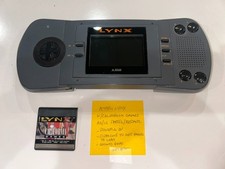 Atari Lynx Model 1 System Console (Powers On) w/Game AS-IS for Parts / Repair #2