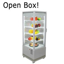 Open Box!110V Commercial Refrigerated Cake Pie Display Cabinet Case 210W 5-layer