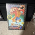 Sonic the Hedgehog 2 Sega Genesis Complete in Box with Manual