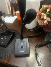 New AKG DST99S Cardioid Gooseneck Microphone with Base and XLR-M Coiled Cable