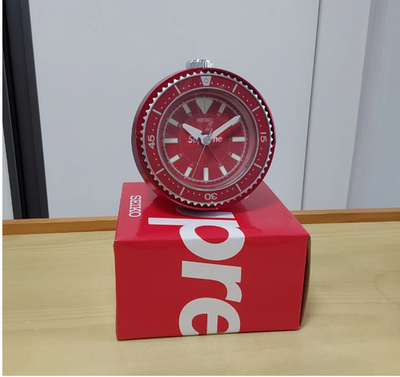 Supreme x Seiko Mai Alarm Clock Red 25SS Collection Authentic New