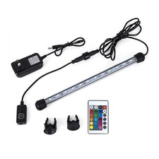 12 in Submersible LED Aquarium Light, 2W Color Changing Fish Tank Light with ...