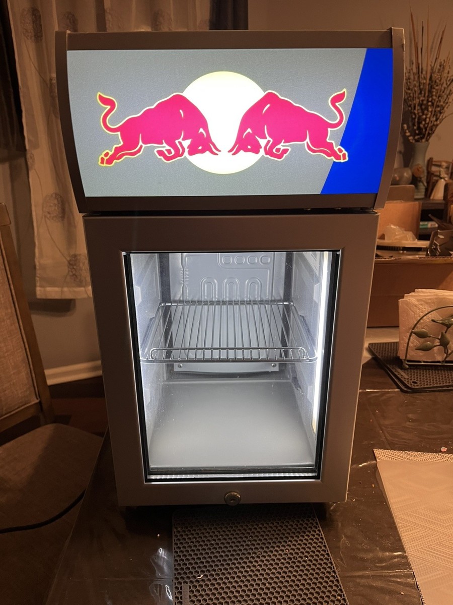 RED BULL SMALL MINI FRIDGE MODEL: RBI-BC2 LED 24-Can -NO KEY