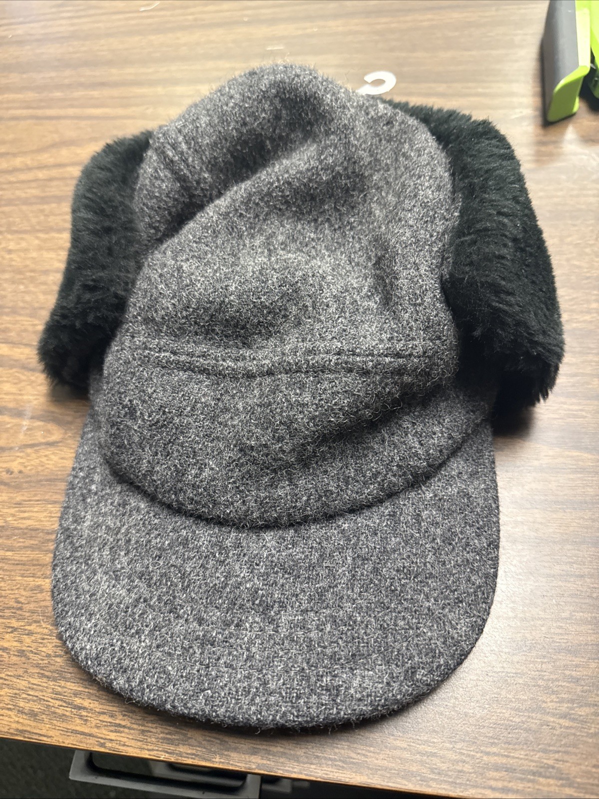 Pendleton Flat Cap Wool Hat Men's Large Ear Flaps… - image 1