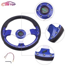 Blue 13inch 320mm Universal Drifting Racing Sport Lightweight Steering Wheel Blue 13inch 320mm Universal Drifting Racing Sport Lightweight Steering Wheel