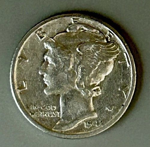 1942-S 10C Mercury Dime AU ~ 25629