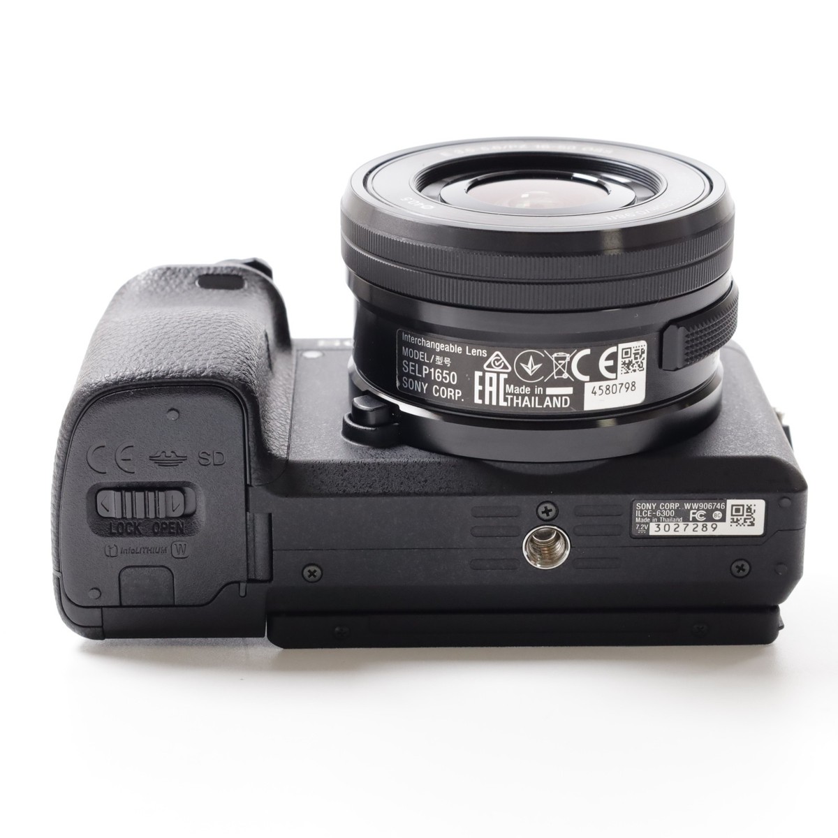 Sony a6300 ILCE-6300 w/ SELP1650 (ShutterCount:2383) [Top