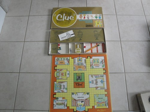 1963 Clue Strategie Brettspiel!