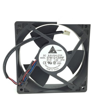 1PC   EFB1212VHF 12V 1.20A 12CM 12032 3-wire forced wind cooling fan  #vn