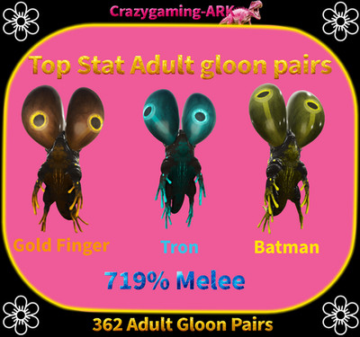 Top NOTFALL Gloon Erwachsene Paar 362 719% Nahkampf ARK ASA Ascended