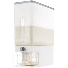 Rice Dispenser 25 Lbs, Rice Storage Container Sealed Moisture Proof With
