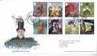 GB ROYAL MAIL FDC FIRST DAY COVER 2023 TERRY PRATCHETT STAMP SET TALLENTS PMK
