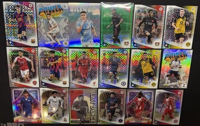2025/2026 Topps Chrome Fußball Insert Refractor Lot