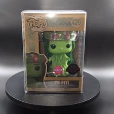 Funko Pop! Moana Te Fiti Flocked Earth Day #420 Special Edition W/Protector