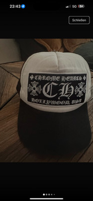 Chrome Hearts Trucker Cap   Original   flaches Frontpanel 100 % Authentic