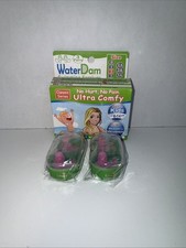 Pink WaterDam Swimming Ear Plugs Waterproof Comfy Earplugs Sz 2 Kids / Women