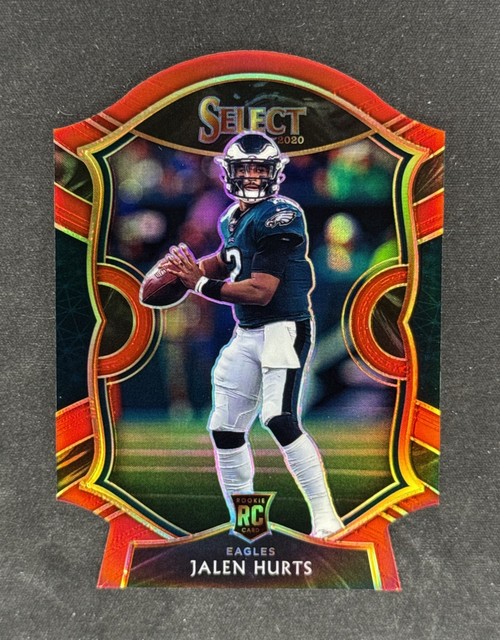 2020 Panini Select - Concourse Jalen Hurts #50 Red Prizm Die-Cut (RC)