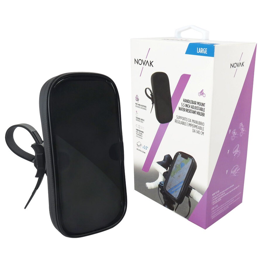 Supporto Smartphone NOVAK 5.5: Viaggia Sereno in Bici e Moto