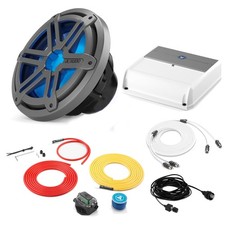 JL Audio Marine Bass Package - OEM M200/2 Amplifier, MX10IB3-SG-TLD-B 10" Sub...
