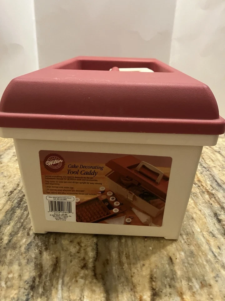 Carrito de decoración de pasteles Wilton vintage más herramientas Foto 3 de 4