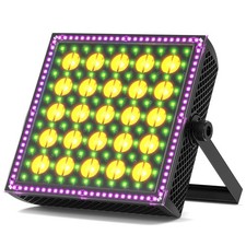 Luce stroboscopica LED palco RGB 15CH luce LED dorata rondella da parete 50000 ore