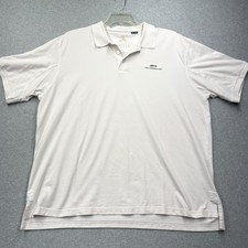 Orvis Polo Shirt White XL Short Sleeve Embroidered Logo Men's Classic Outdoor
