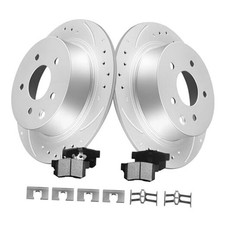 Rear Brake Kit for CR-V 2005-2016, Geomet Anti-Rust, High-Carbon Alloy