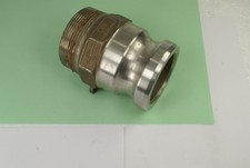 2" PT Coupling 20F Aluminum Adapter Cam  Groove x Male NPT Threaded USA Coupler