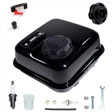 JMCHstore Side Port Gas Fuel Tank W/ Gauge for Non Hemi Predator 212 6.5HP 21...