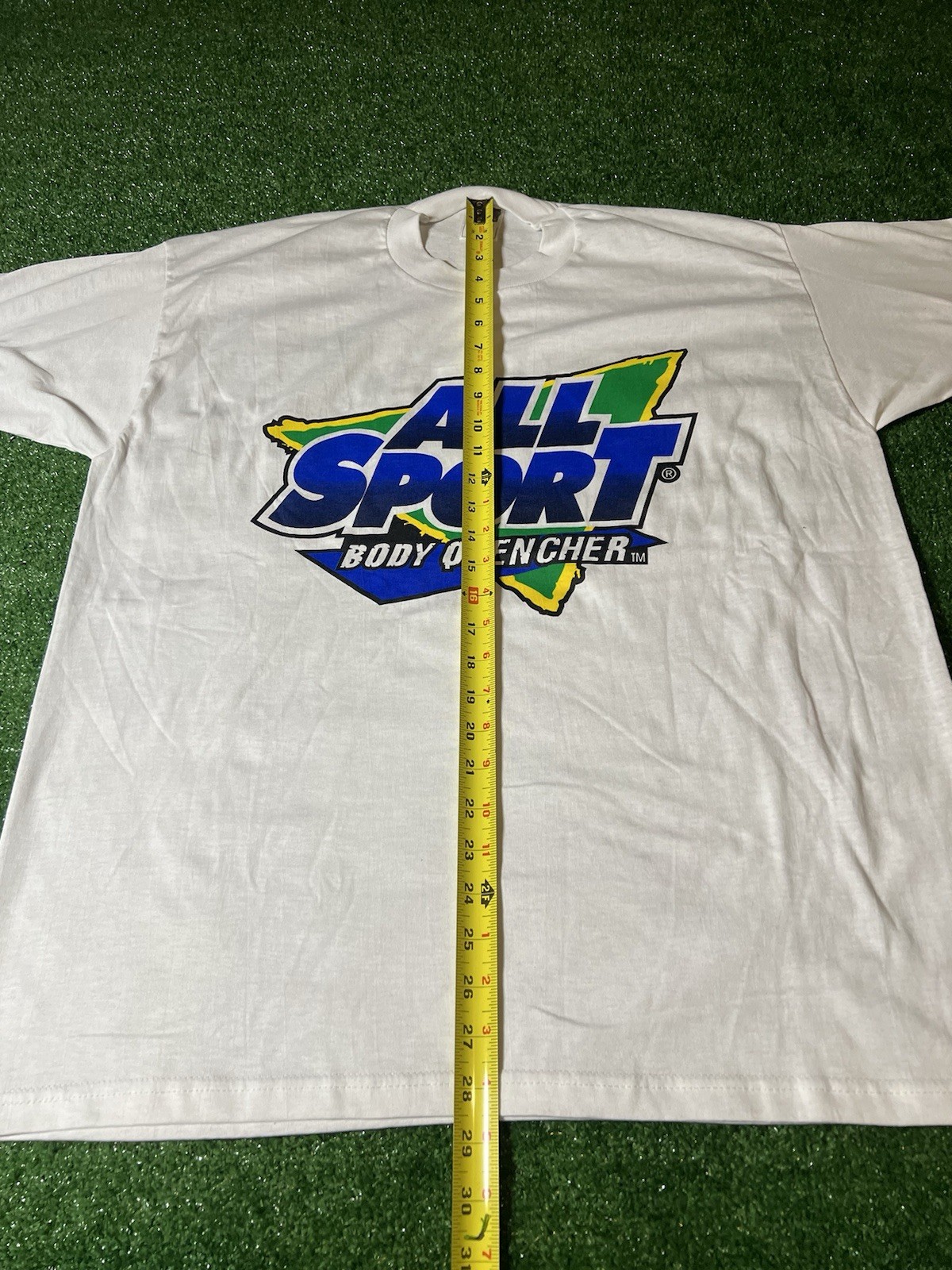 Vintage Y2K All Sport Body Quencher Sports Drink Logo Shirt in Mens Size XL