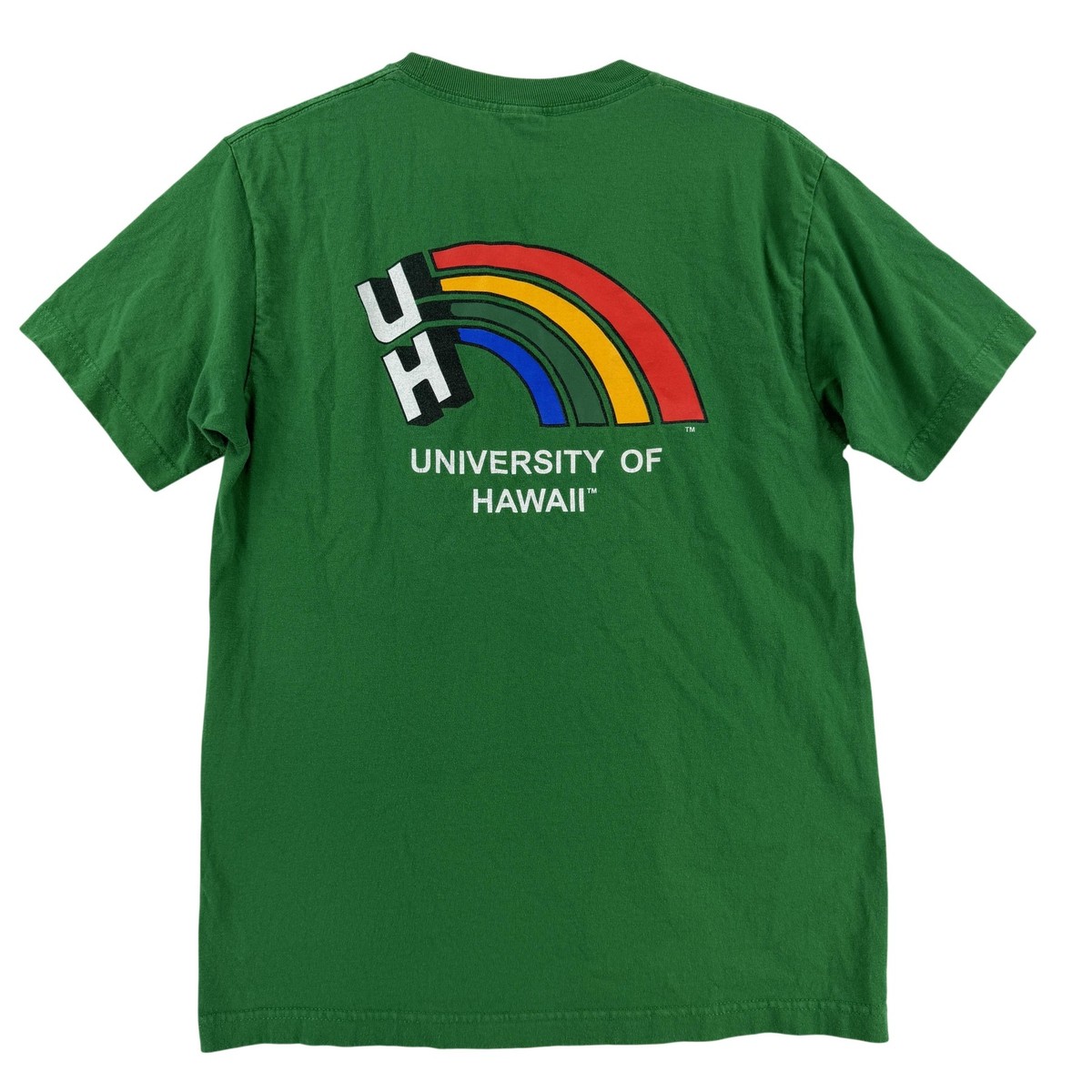 Hawaii Rainbow Warriors Shirt Mens Medium Green NCAA Football