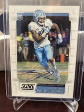 2019 Score Rookies Signatures Anthony Ratliff-Williams #389 Rookie Auto RC A