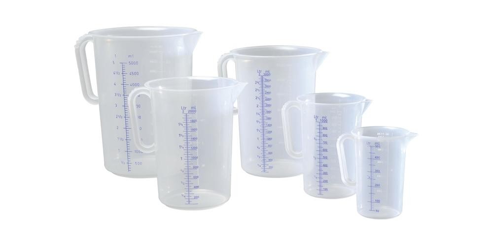 Hünersdorff Messkanne, 5000 мл, полипропиленовый прозрачный, d203xh257 мм, Griff gesc...