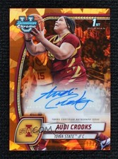 2024 Bowman U Chrome Sapphire Edition Prospect Orange 17/25 Audi Crooks Auto 9et