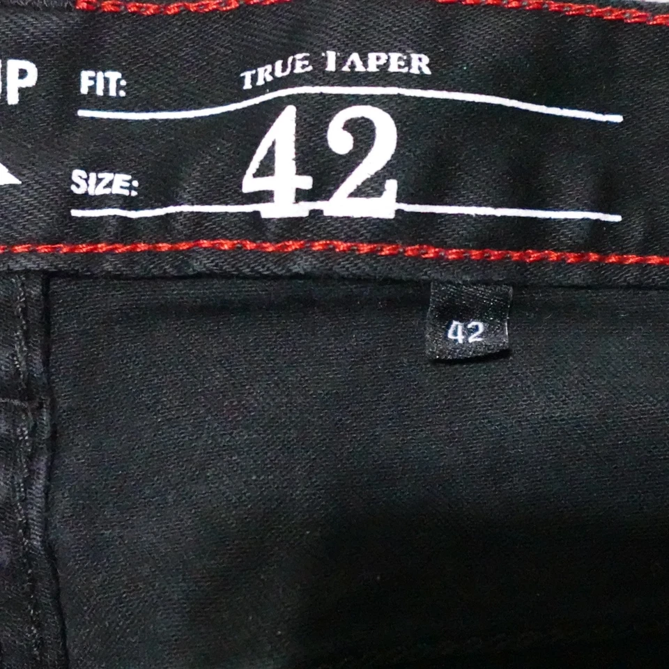 Pantalones Lifted Research Group True Tapered para hombre talla 42 negros ropa de trabajo Foto 3 de 4