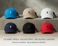 Polo Ralph Lauren Men s Baseball Cap Adjustable Chino Cotton Hat NWT