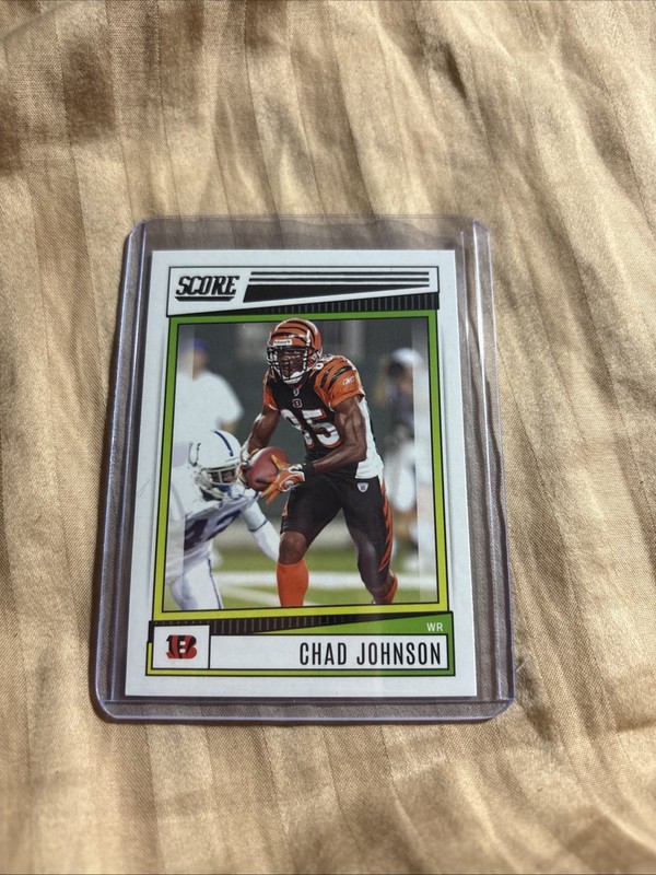 Excellent: 2022 SCORE Chad Johnson Cincinnati Bengals Trading Card