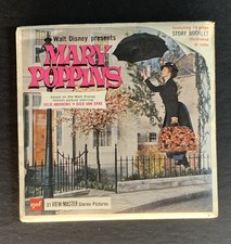 Walt Disney's MARY POPPINS 3 Reel Set  Booklet Sawyer's View-Master B 376