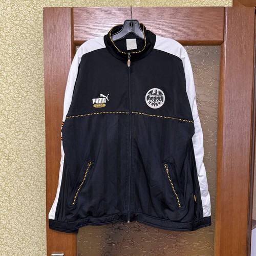 Vintage Puma King Eintracht Frankfurt Football Track Jacket Training Mens Size M - 第 1/24 張圖片