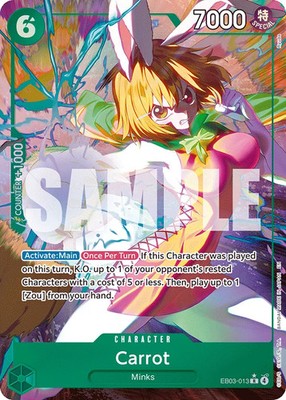One Piece Heroines Edition Carrot Alt Art EB03-013 NM english
