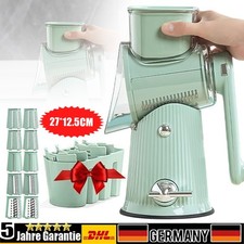 Profi Reibemühle Käsereibe Salatschneider Slicer Reibe Gemüsehobel mit 10Klingen