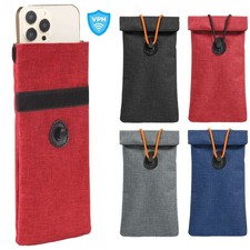 Faraday Bag For Cell Phone Car Key RFID Signal Blocking Shielding Case Bag Pouch