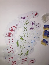 VINTAGE PLAYING CARDS  Amscan Inc.FISH SHAPE W/CASE